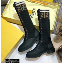 Fendi High Boots Black/FF Logo 2020