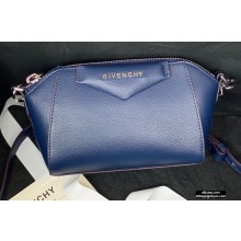 Givenchy Nano Antigona Bag in Grained Leather Blue 2020