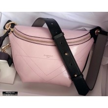Givenchy ID Bum Bag in Crackling Leather Pink 2020