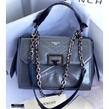 Givenchy ID Small Bag in Aged Leather Gray 2020