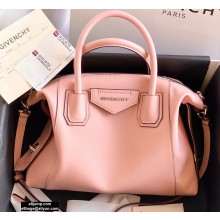 Givenchy Small Antigona Soft Bag in Smooth Leather Pink 2020