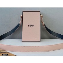 Fendi Leather Stiff Vertical Box Bag Pale Pink 2020