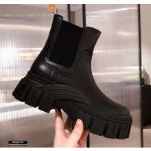 Fendi Leather Force Chelsea Boots Black 2021