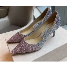 Jimmy Choo Heel 6.5cm Love Pumps Glitter 12 2021