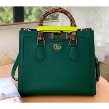 Gucci Diana Small Tote Bag 660195 Green 2021