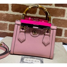 Gucci Diana Mini Tote Bag 655661 Pink 2021