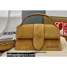 Jacquemus suede Le Bambino Mini Envelope Handbag beige