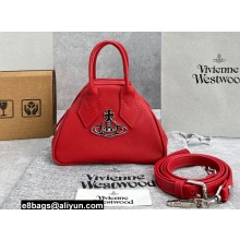 Vivienne Westwood Saffiano Mini Yasmine Bag 4859 Red