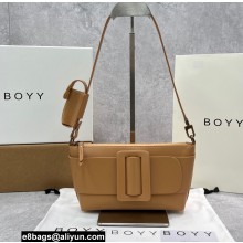 Boyy Pouchette Leather Buckle Bag 5123 Brown