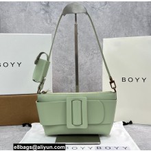 Boyy Pouchette Leather Buckle Bag 5123 Light Green