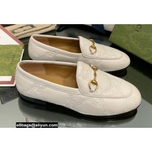 Gucci GG matelassé princetown Jordaan loafers 699903 White 2022