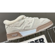 Fendi Match Shearling Low tops Sneakers Suede 02 2022