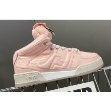 Fendi Match nylon high-tops Sneakers with Baguette pocket Pink 2023