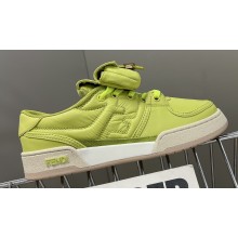 Fendi Match nylon Low-tops Sneakers with Baguette pocket Green 2023