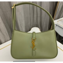 Saint Laurent le 5 à 7 hobo bag in smooth leather 657228 Green