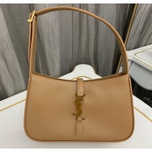 Saint Laurent le 5 à 7 hobo bag in smooth leather 657228 Apricot