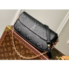 Louis Vuitton Wallet on Chain Ivy Bag Monogram Empreinte leather M82210 Black