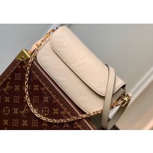 Louis Vuitton Wallet on Chain Ivy Bag Monogram Empreinte leather M82210 Cream