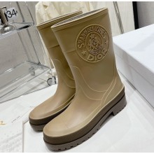 Dior Diorunion Rubber with Dior Union Motif Rain Boots Beige 2023
