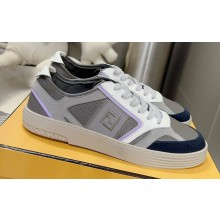 Fendi Step Leather low tops Women/Men Sneakers Gray 2023