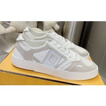 Fendi Step Leather low tops Women/Men Sneakers White 2023