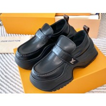 Louis Vuitton LV Archlight 2.0 Platform Loafers Brushed Black 2023