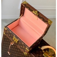 Louis Vuitton Monogram Canvas Coffret Trésor 24 Treasure Case Bag M20292 Rose Ballerine