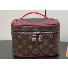 Louis Vuitton Monogram canvas Nice Mini Bag M46766 Red 2024
