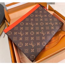 Louis Vuitton Monogram Canvas Pochette Voyage MM Bag M82855 Orange 2024