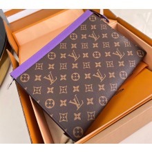 Louis Vuitton Monogram Canvas Pochette Voyage MM Bag M82859 Purple 2024