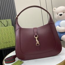 Gucci Jackie medium shoulder bag in burgundy leather 782879 2024