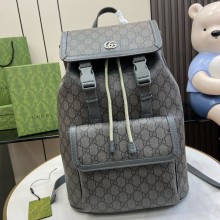 GUCCI Ophidia small GG backpack IN gray GG Supreme canvas 792114 2024