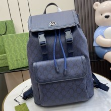 GUCCI Ophidia small GG backpack IN Blue GG Supreme canvas 792114 2024
