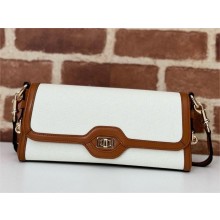 Gucci Luce SMALL shoulder bag IN WHITE canvas 786027 2024