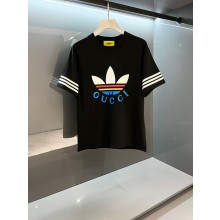 adidas x Gucci cotton T-shirt black 616036 2022