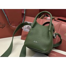 Loro Piana Calfskin Micro Bale Bag Green