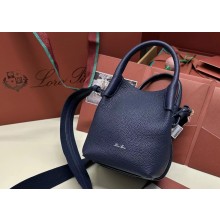 Loro Piana Calfskin Micro Bale Bag Blue