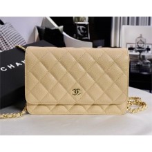 chanel woc beige bag caviar leather with gold hardware