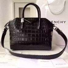 Givenchy Black Crocodile calfskin Antigona Bag