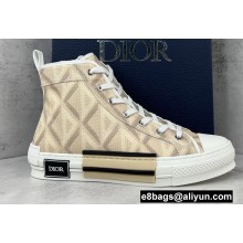 Dior B23 High-Top Sneakers in CD Diamond Canvas 01 2022
