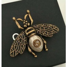 Gucci Brass Brooch With Pearl 2018