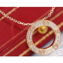 Cartier Round Necklace Yellow Gold