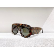gucci GG allover pattern Oversize rectangular sunglasses 03 2021