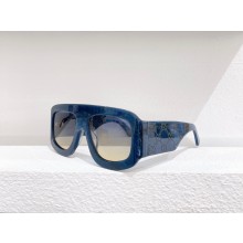 gucci GG allover pattern Oversize rectangular sunglasses 05 2021