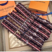 Louis Vuitton Damier Ebene Canvas Belt 40mm Width with Square Buckle 2018