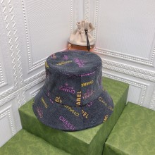 Chanel Printed Denim hat 02