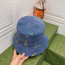 Chanel Printed Denim hat 04