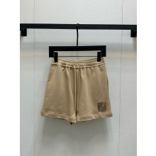 fendi Beige cotton short pants 2024