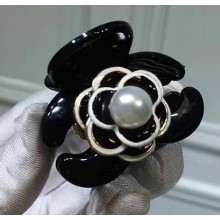 Chanel Camellia And Pearl Style Hairpin 