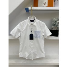 louis vuitton Short-Sleeved Shirt white 02 2023